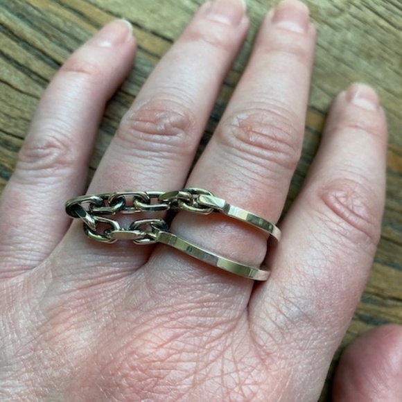 Efva Attling Sterling Silver Passion Cuff Ring - Picture 3 of 6